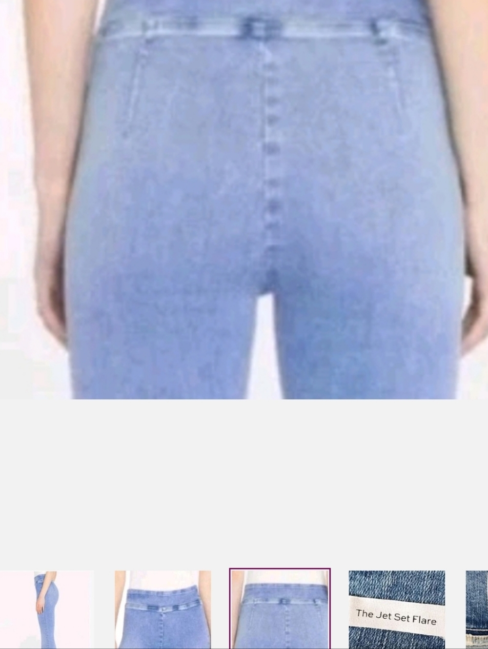 Frame DENIM PULL ON JET SET Flared Jeans - Picture 2 of 6